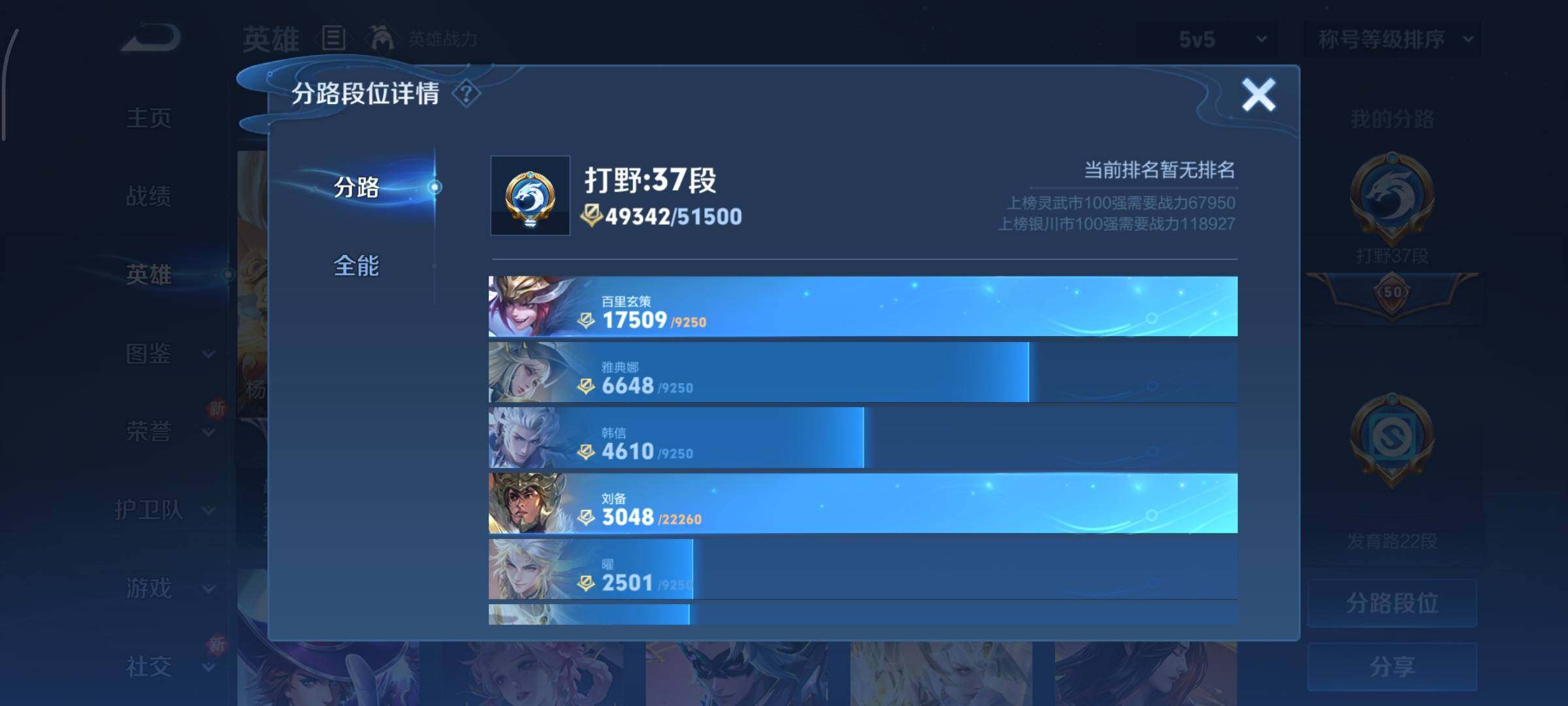 WZCMY3463308王者荣耀账号详情图4 WZCMY3463308王者荣耀账号详情图4