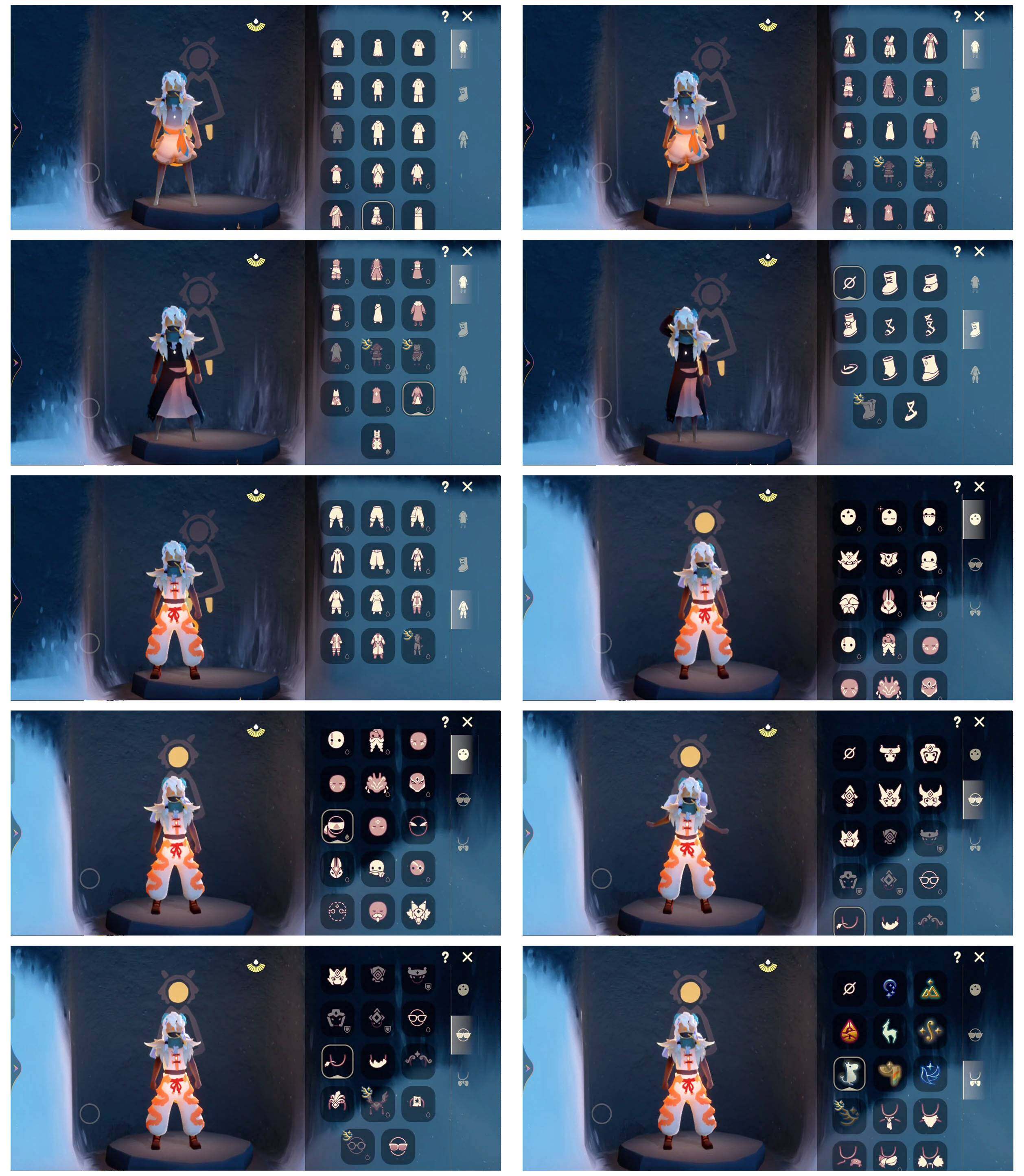 光遇账号vivo渠道服8季11翼武士裤妮妮长裙绊爱套装虚荣正太盲僧眼罩详情看图，价格可刀
资源：蜡烛 132   爱心  49  红烛   翼11
已毕业地图：霞谷 暮土 晨岛  云野  雨林 
毕业季节： 夜行季  归