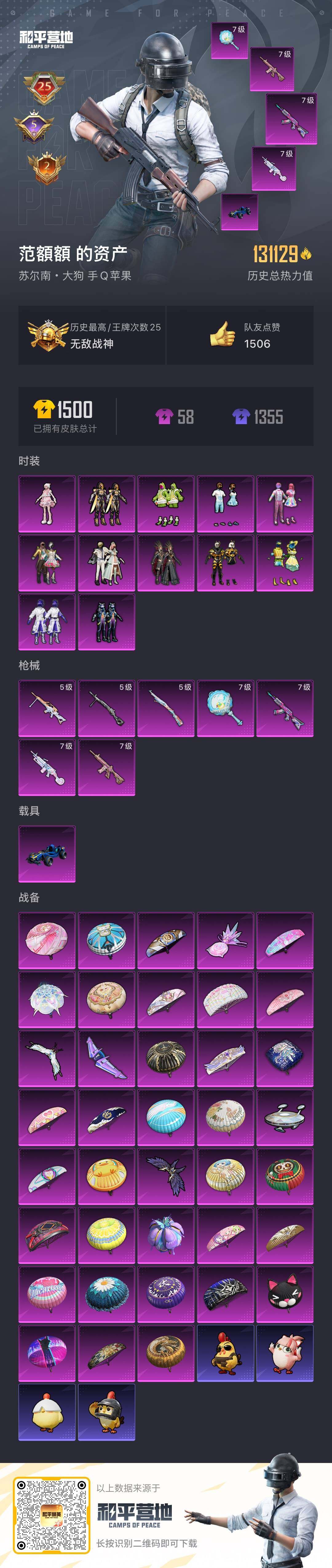 HPQM3445495和平精英账号详情图21 HPQM3445495和平精英账号详情图21