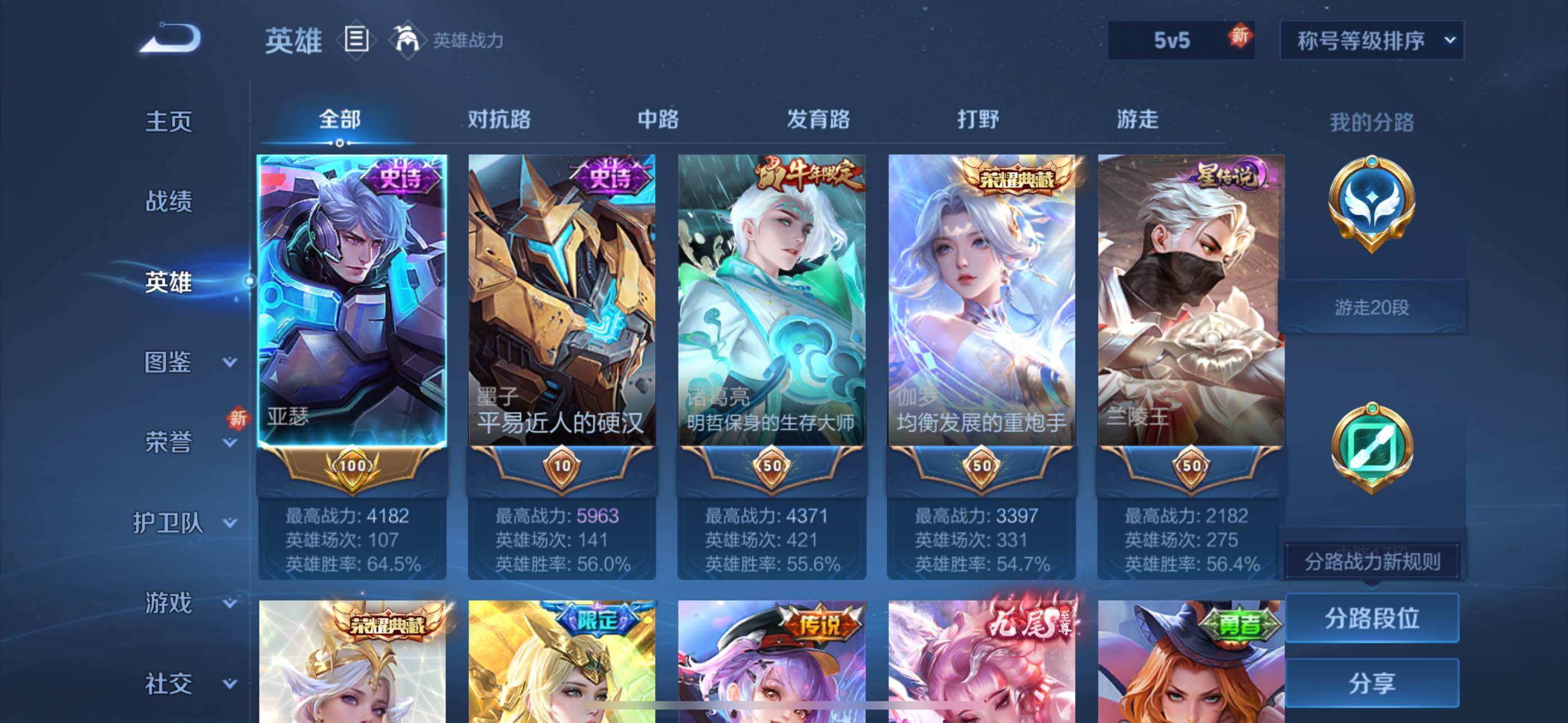 WZLE3460901王者荣耀账号详情图9