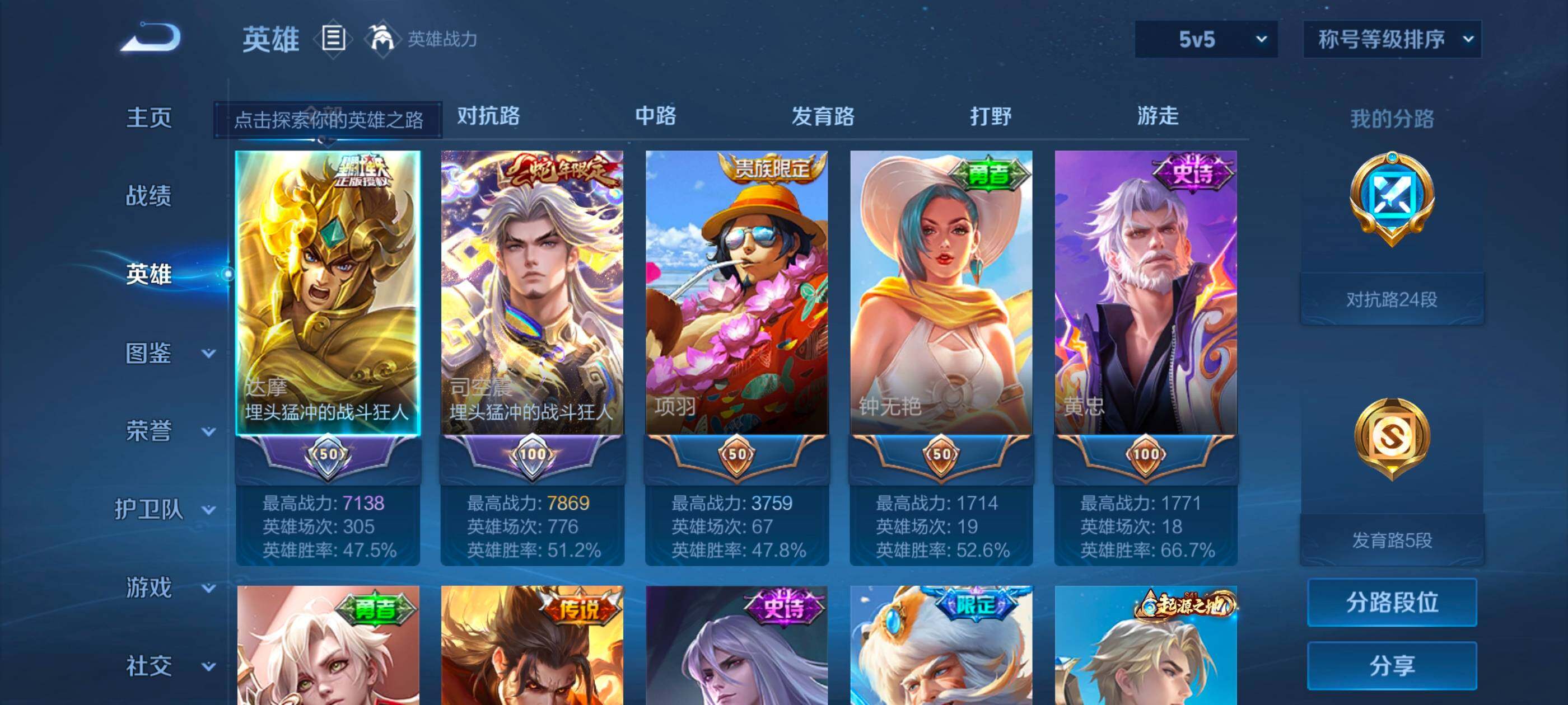 WZCMW4121320王者荣耀账号详情图4