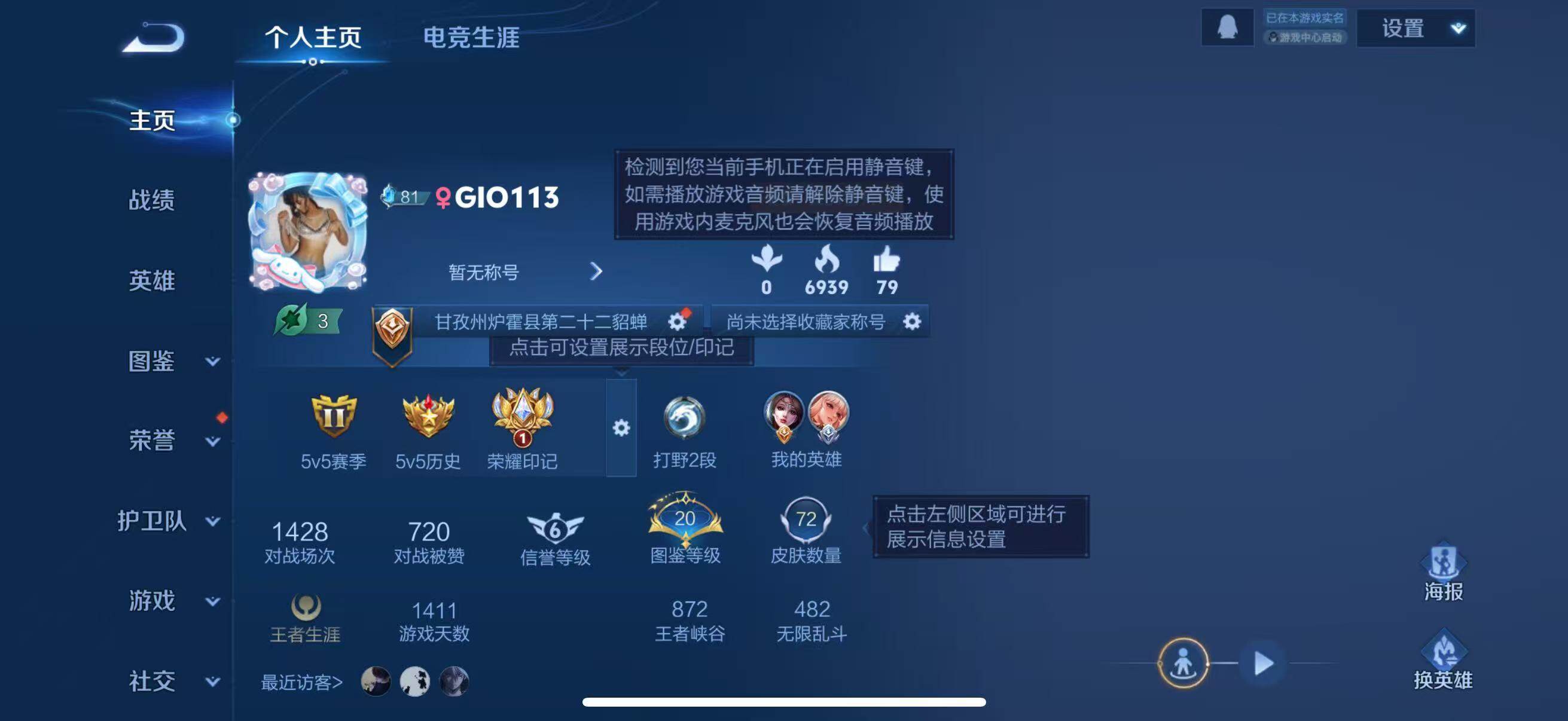 WZJZ3472387王者荣耀账号详情图5