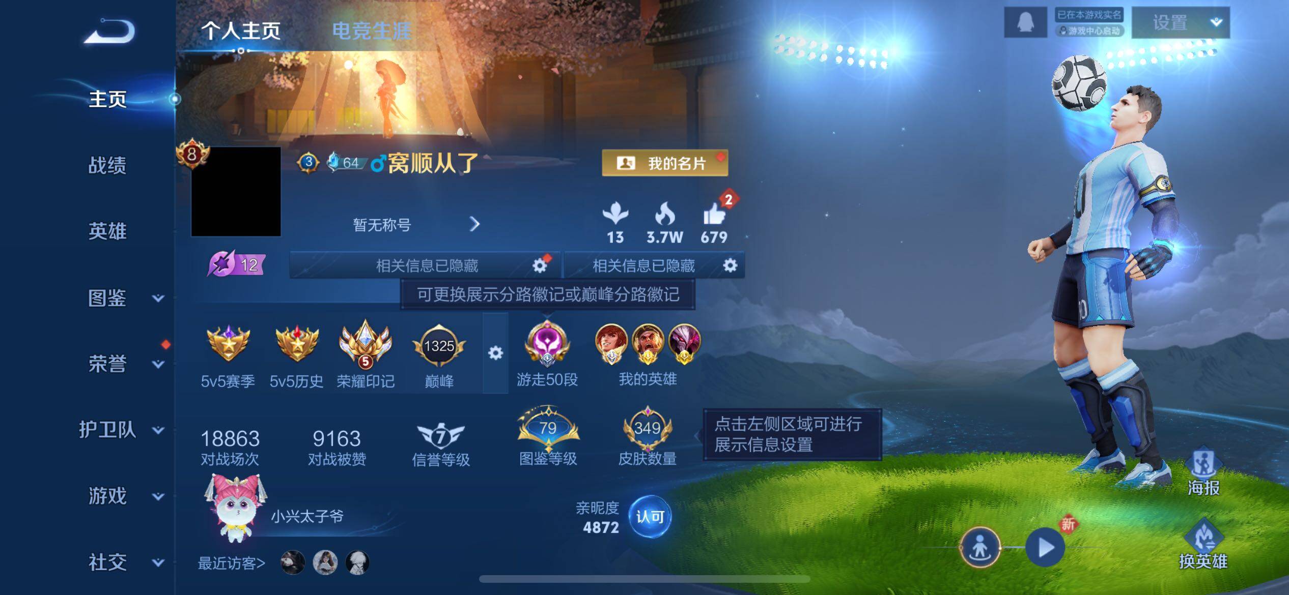 WZCMW424955王者荣耀账号详情图2