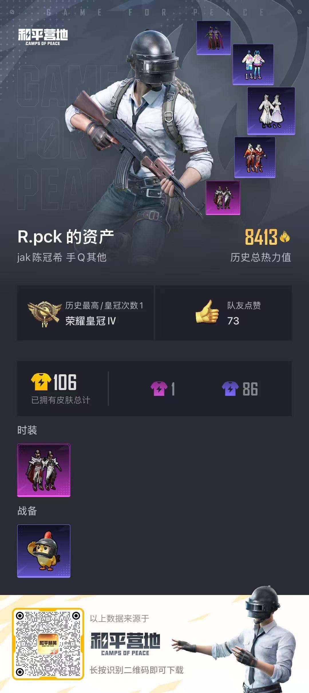 HPCMW3445379和平精英账号详情图2