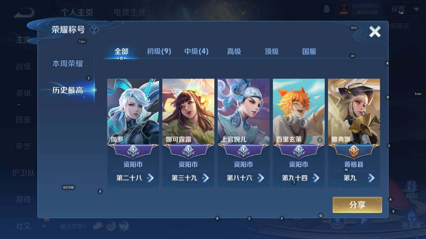 WZCMW3461095王者荣耀账号详情图7