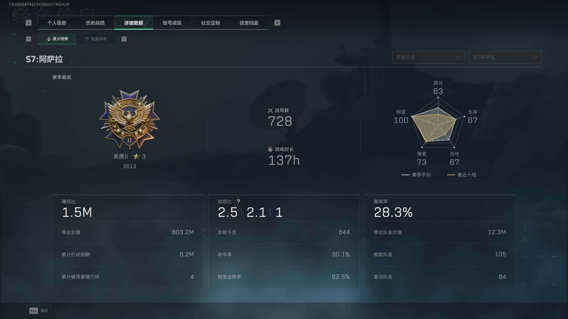 SJZEY397436三角洲行动账号详情图5 SJZEY397436三角洲行动账号详情图5