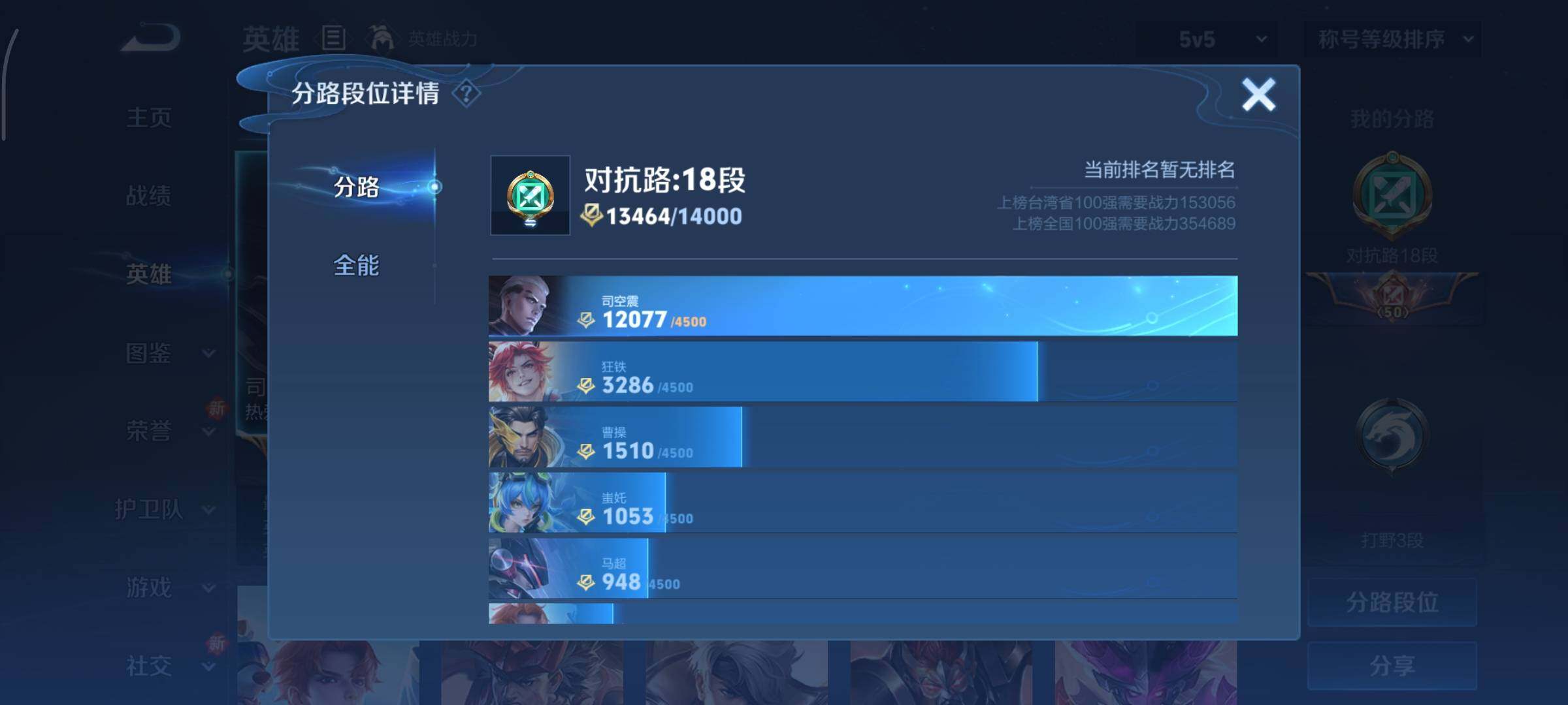 WZCMY3465571王者荣耀账号详情图4