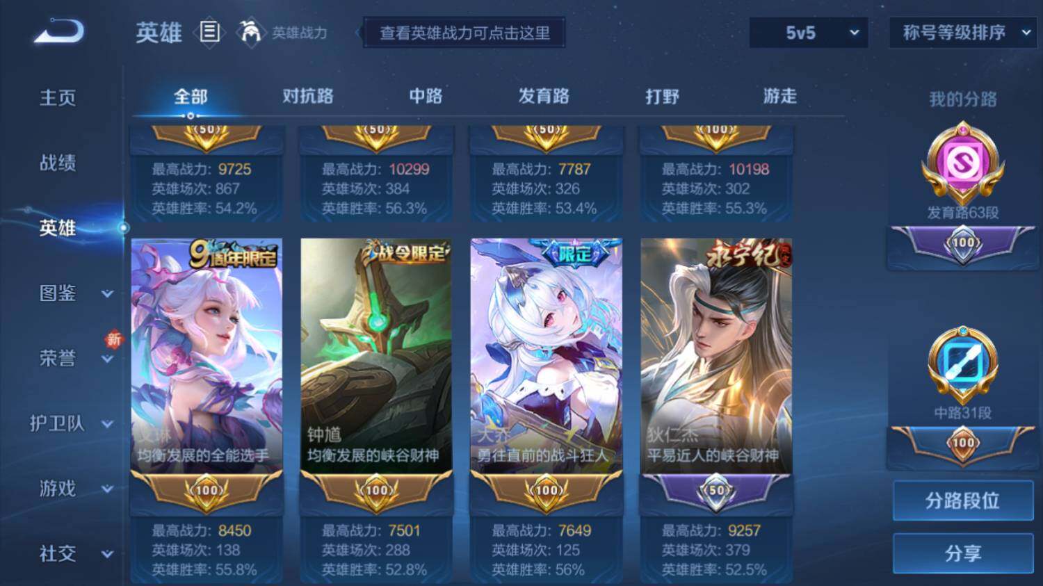 WZ03410510王者荣耀账号详情图12