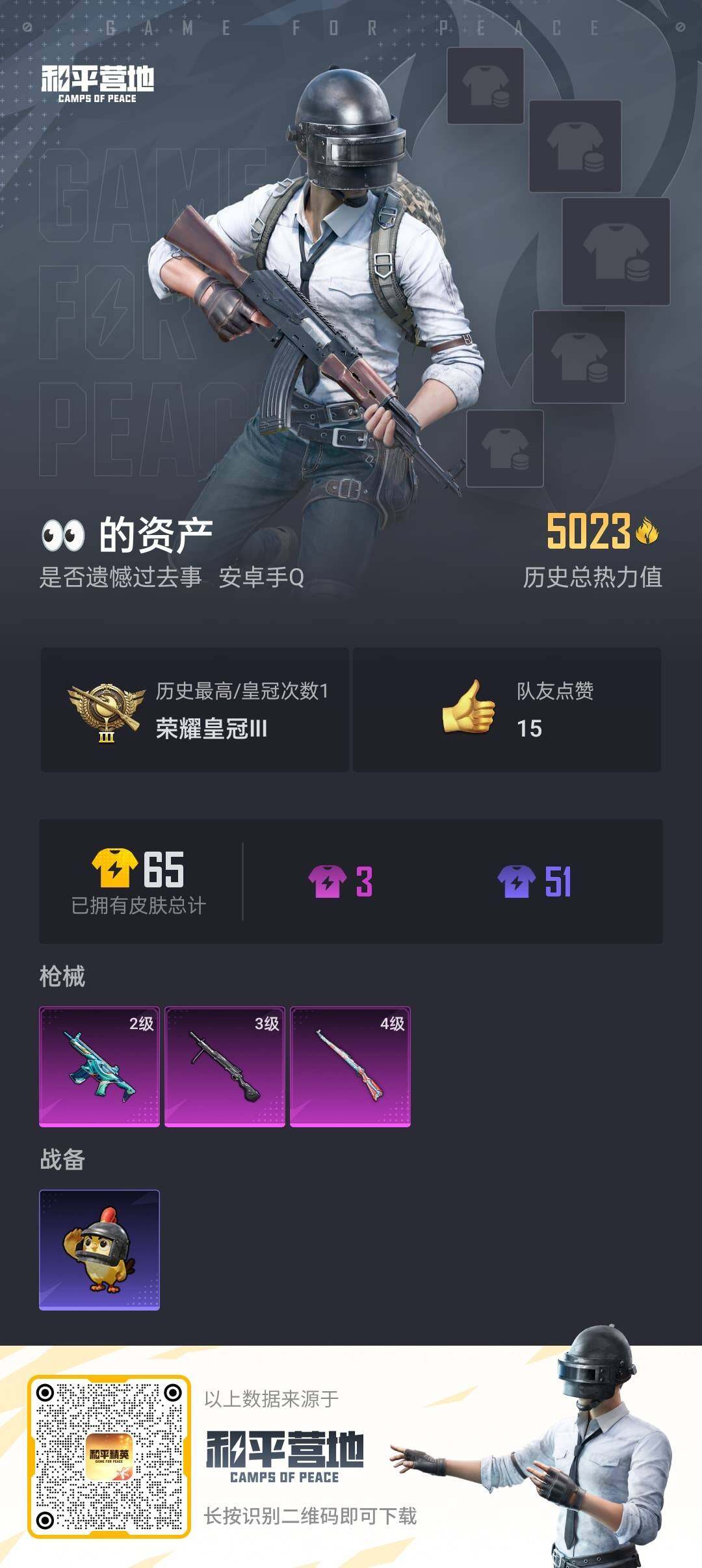 HPKG427390和平精英账号详情图8