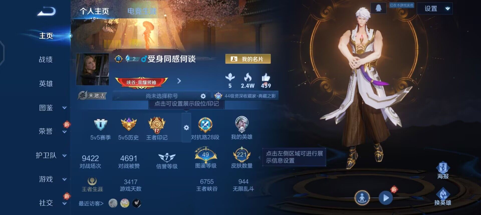 WZQM3468165王者荣耀账号详情图3