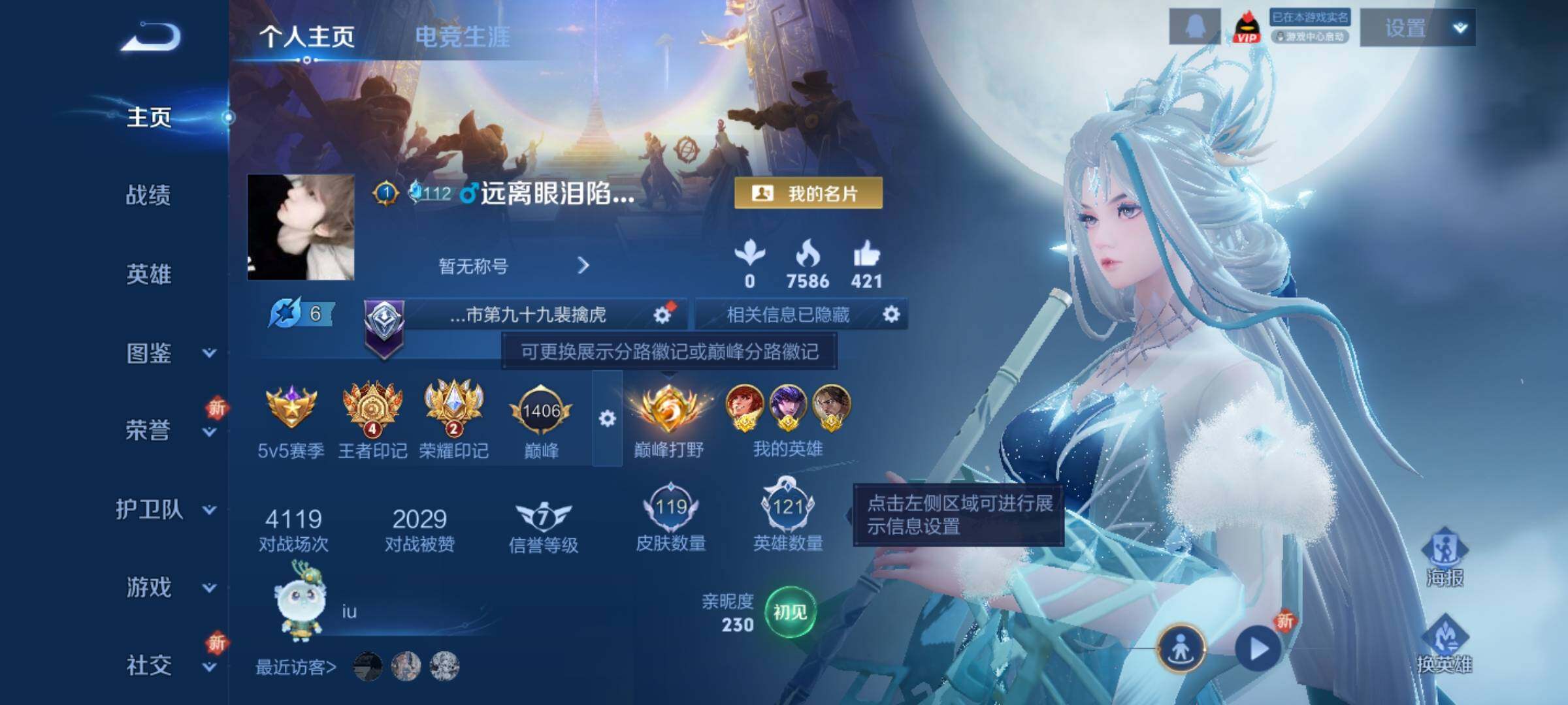 WZCMY3464348王者荣耀账号详情图2