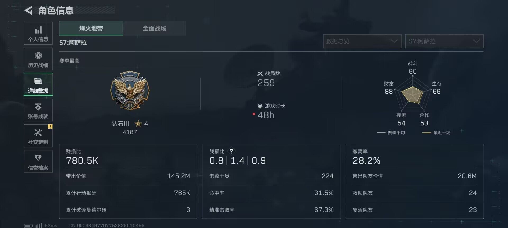 SJZEY398229三角洲行动账号详情图21