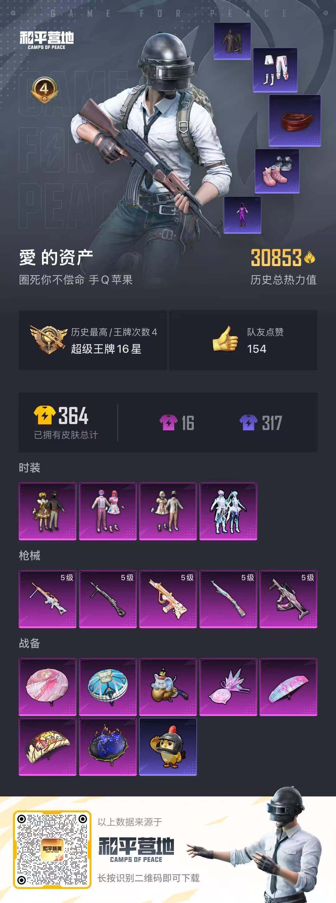 HPQM3446976和平精英账号详情图21