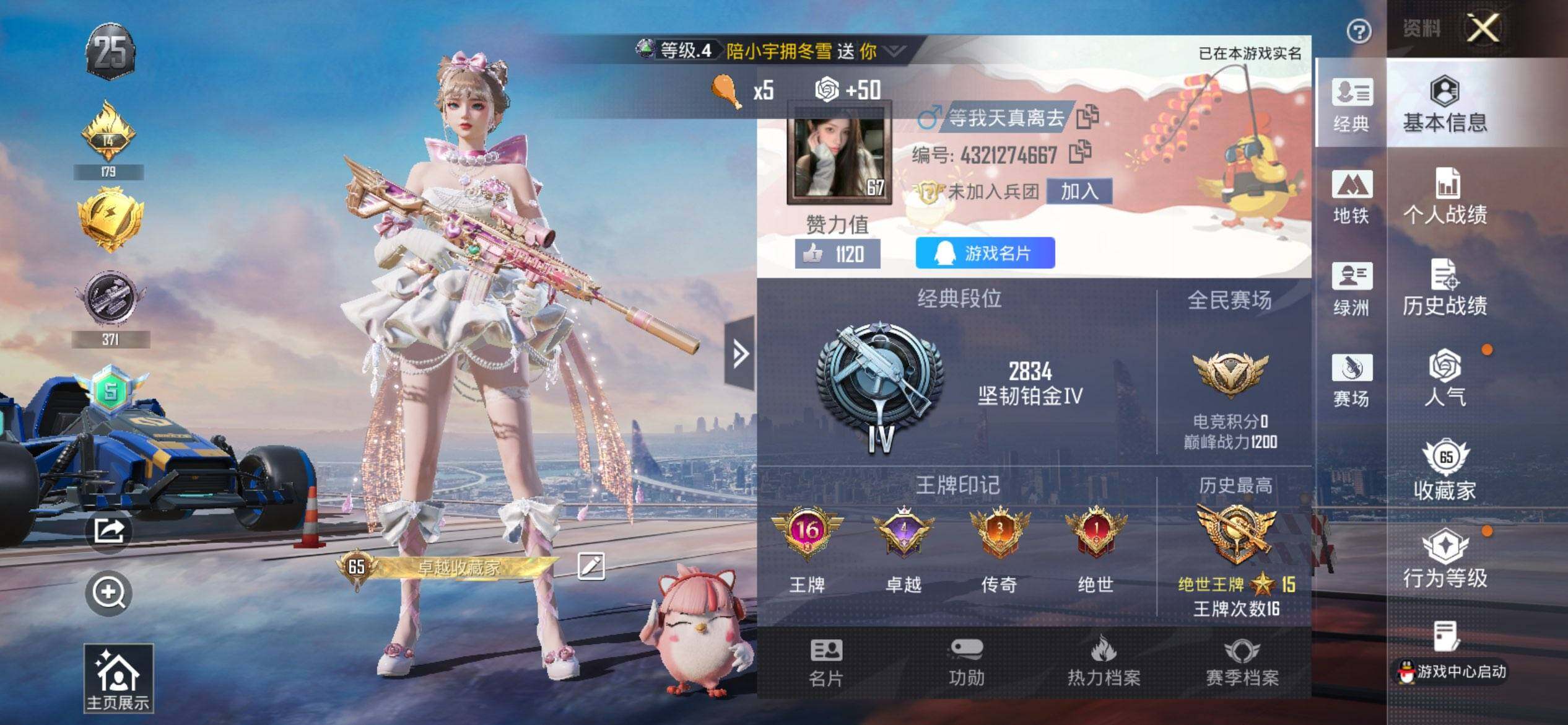 HPCMW3447445和平精英账号详情图2