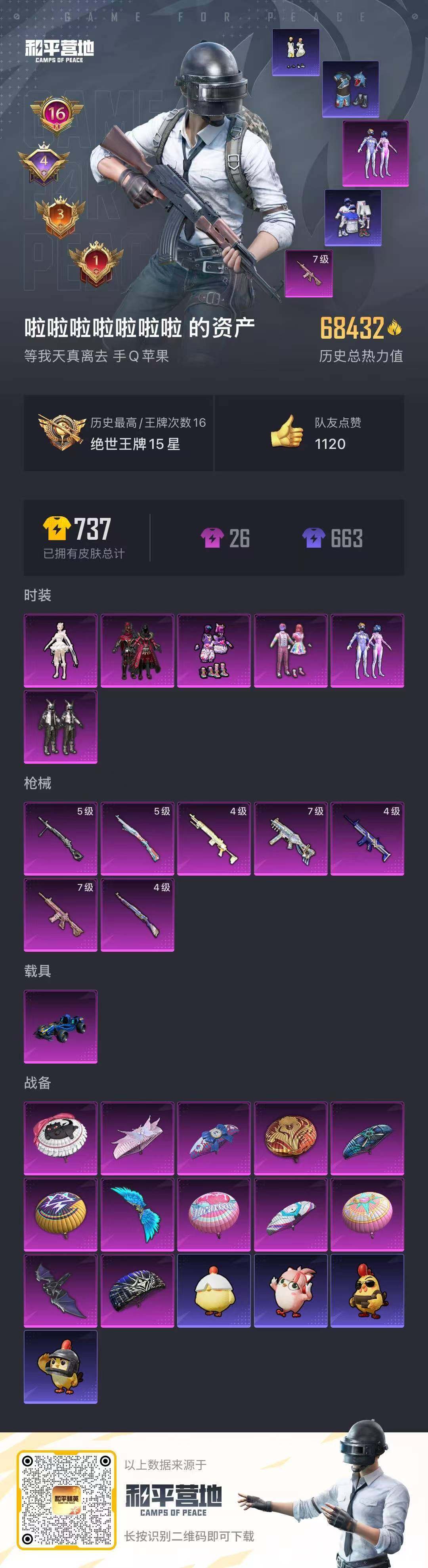 HPCMW3447445和平精英账号详情图18