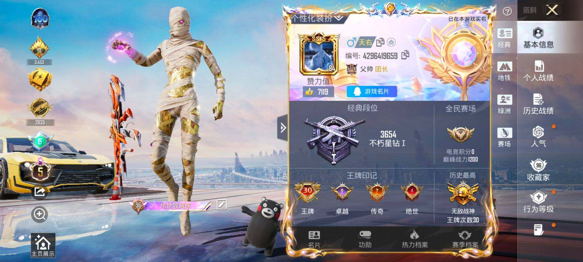 HPQM3446989和平精英账号详情图3