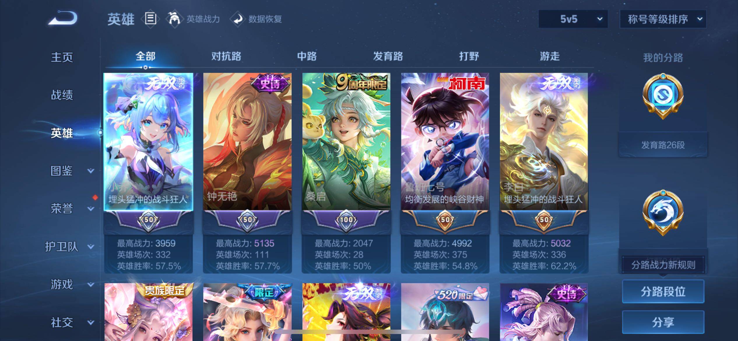 WZCMW425006王者荣耀账号详情图3 WZCMW425006王者荣耀账号详情图3