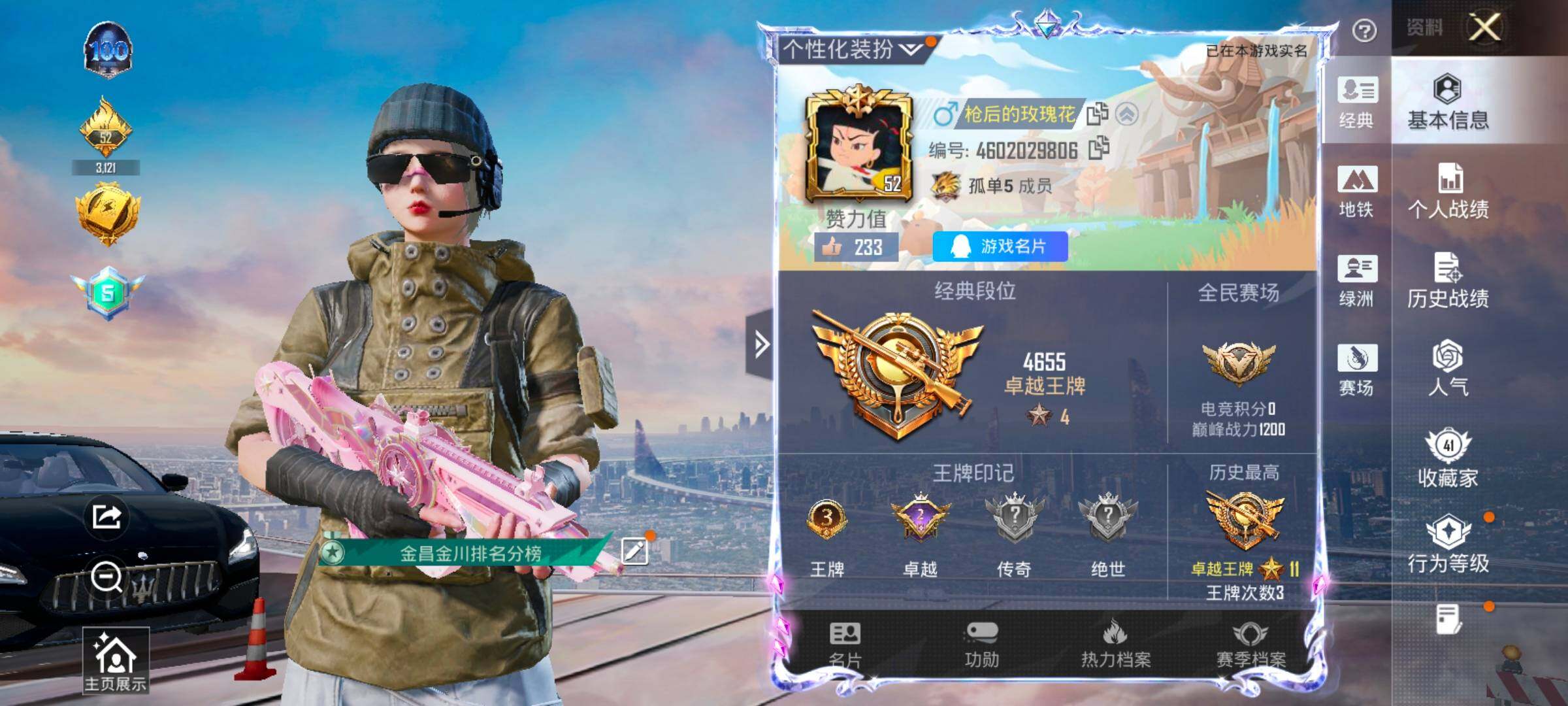 HPCMW420430和平精英账号详情图2