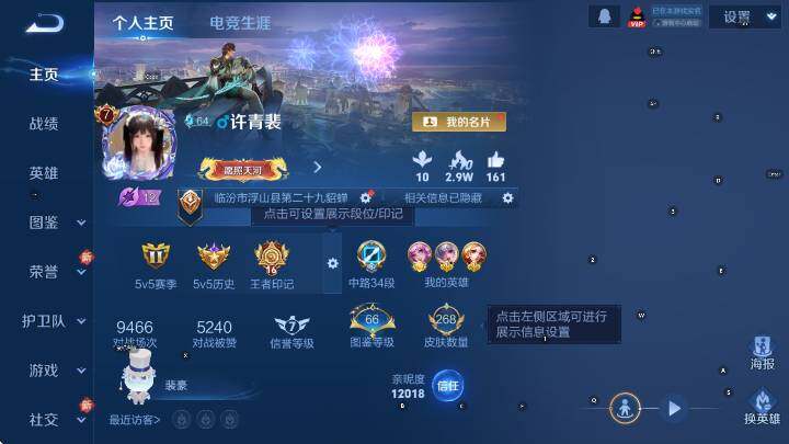 WZCMW3465350王者荣耀账号详情图8