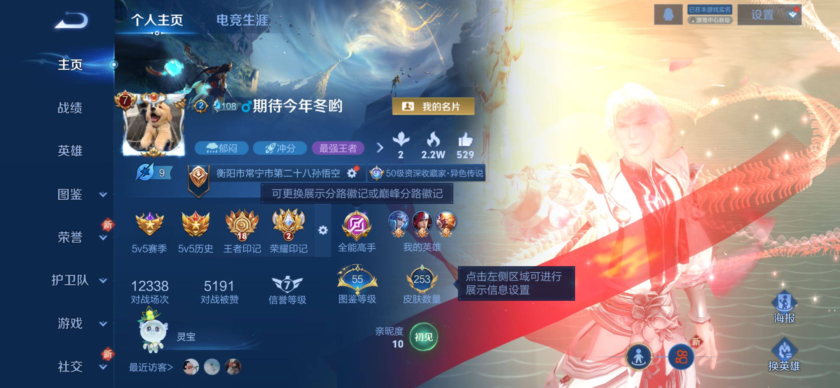 WZLE3465662王者荣耀账号详情图3