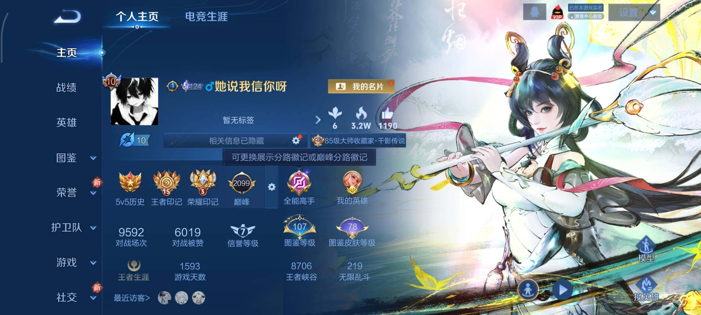 WZCMY3467993王者荣耀账号详情图2