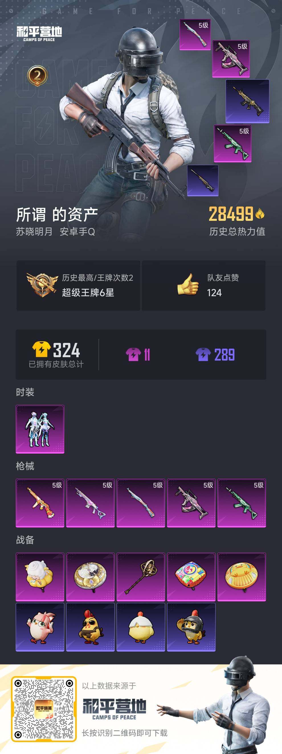 HPLX3447620和平精英账号详情图5