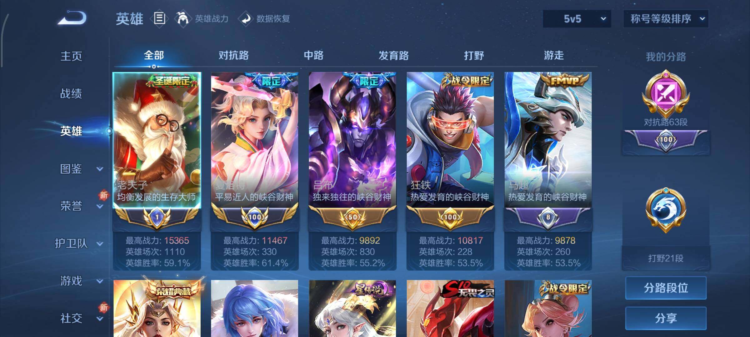 WZCMY3467930王者荣耀账号详情图4