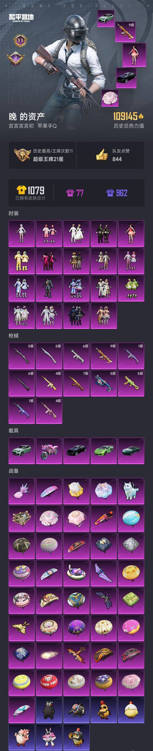 HPCMW3447849和平精英账号详情图11