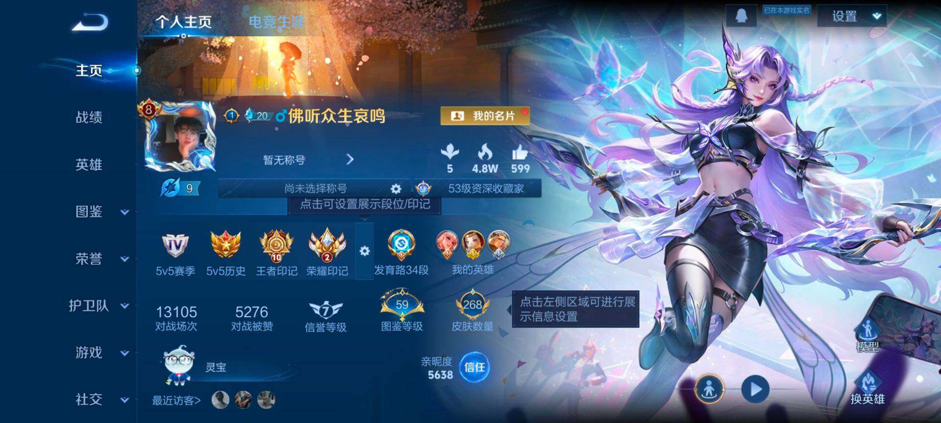 WZQM3466749王者荣耀账号详情图3