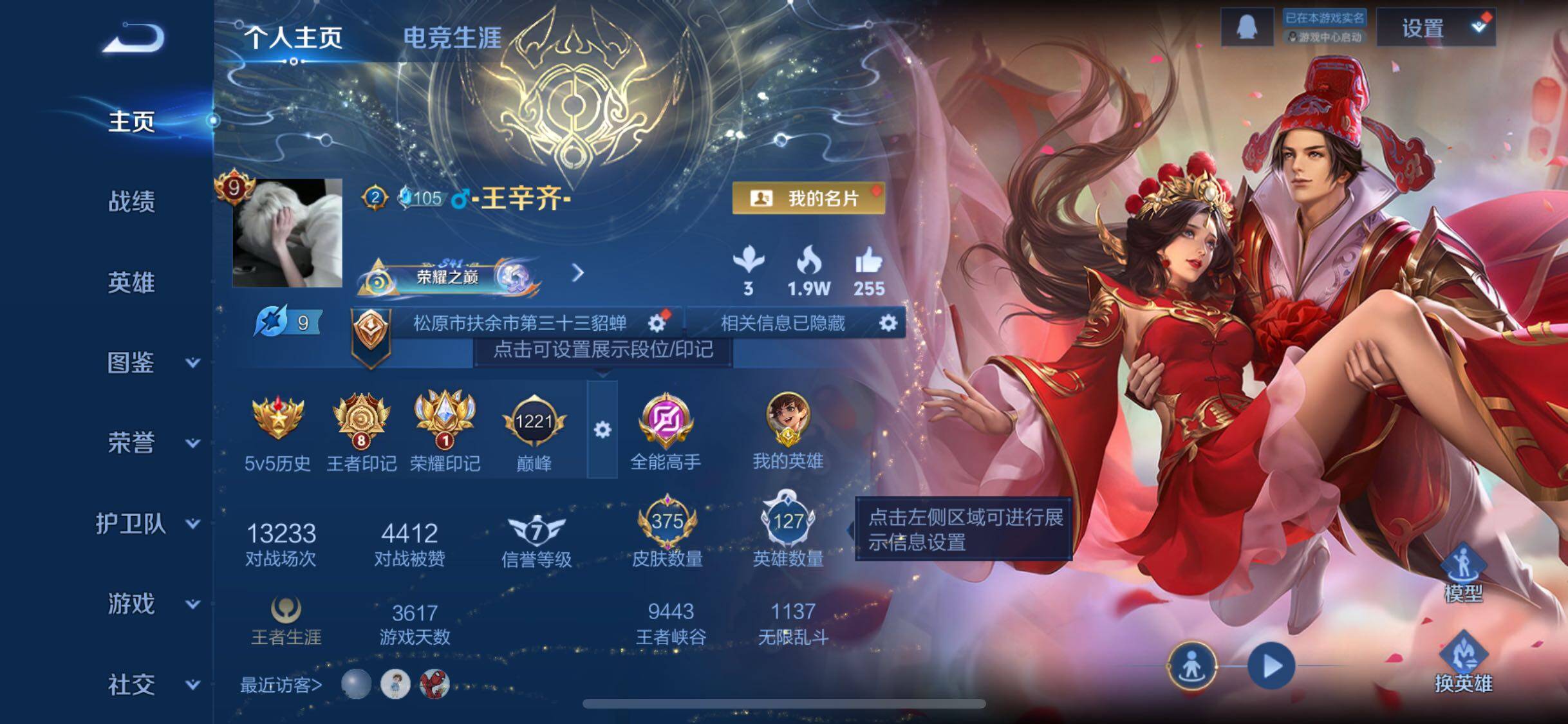 WZJM3475604王者荣耀账号详情图9