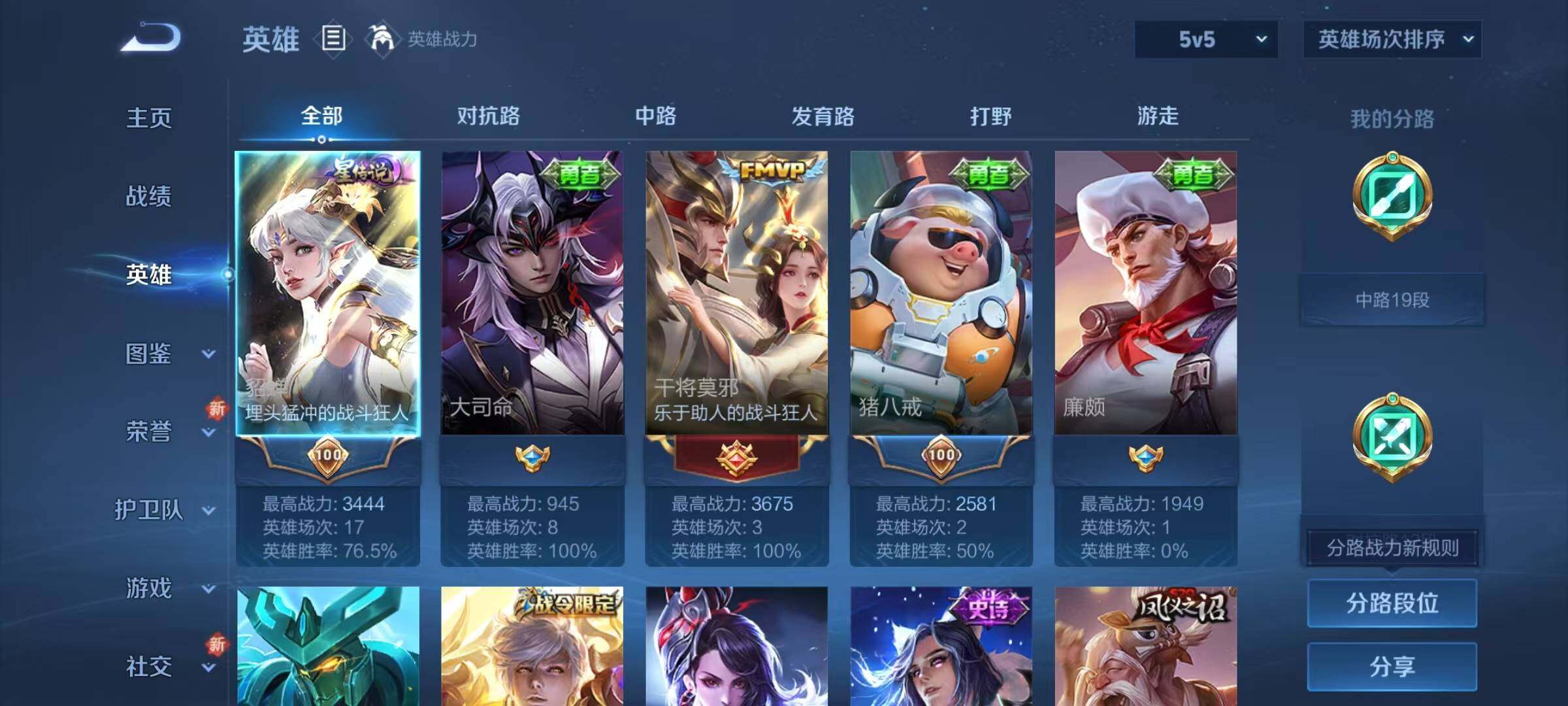 WZJZ3478069王者荣耀账号详情图6