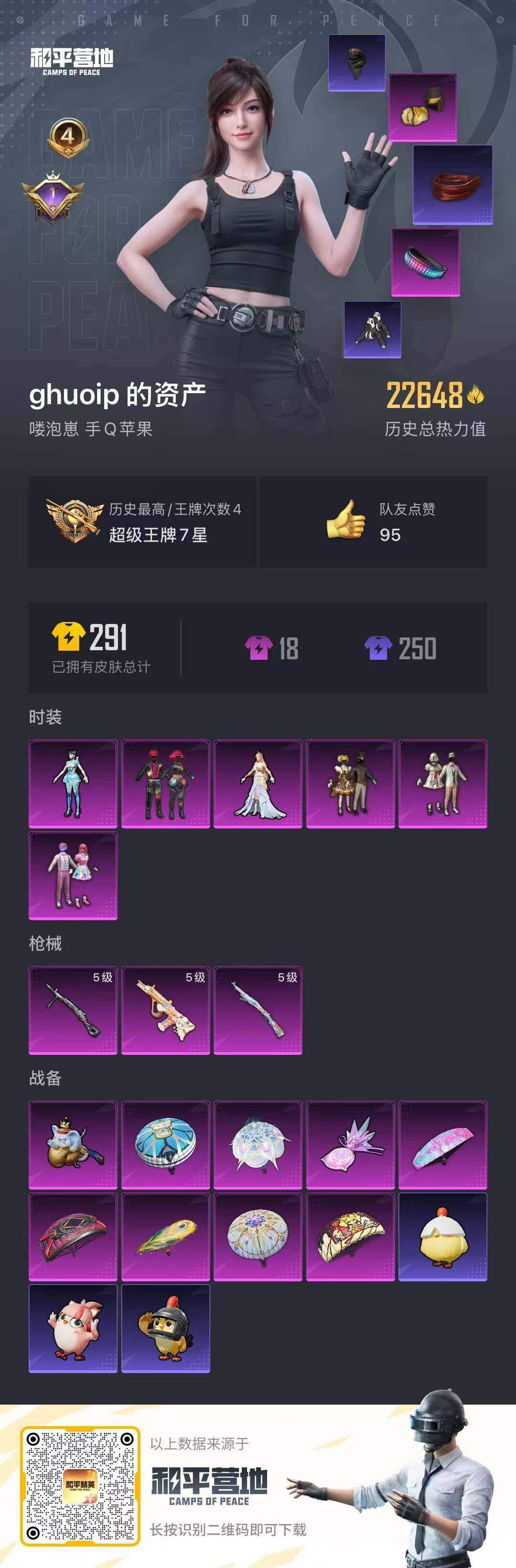 HPCMW3448010和平精英账号详情图17