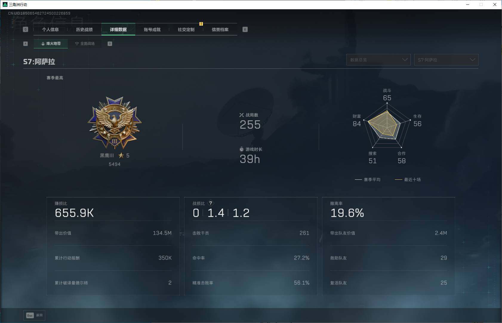 SJZQM3100078三角洲行动账号详情图5