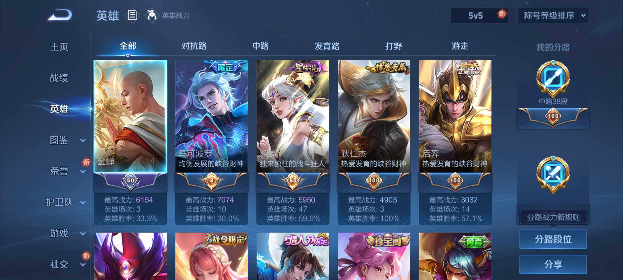 WZLE3476118王者荣耀账号详情图10