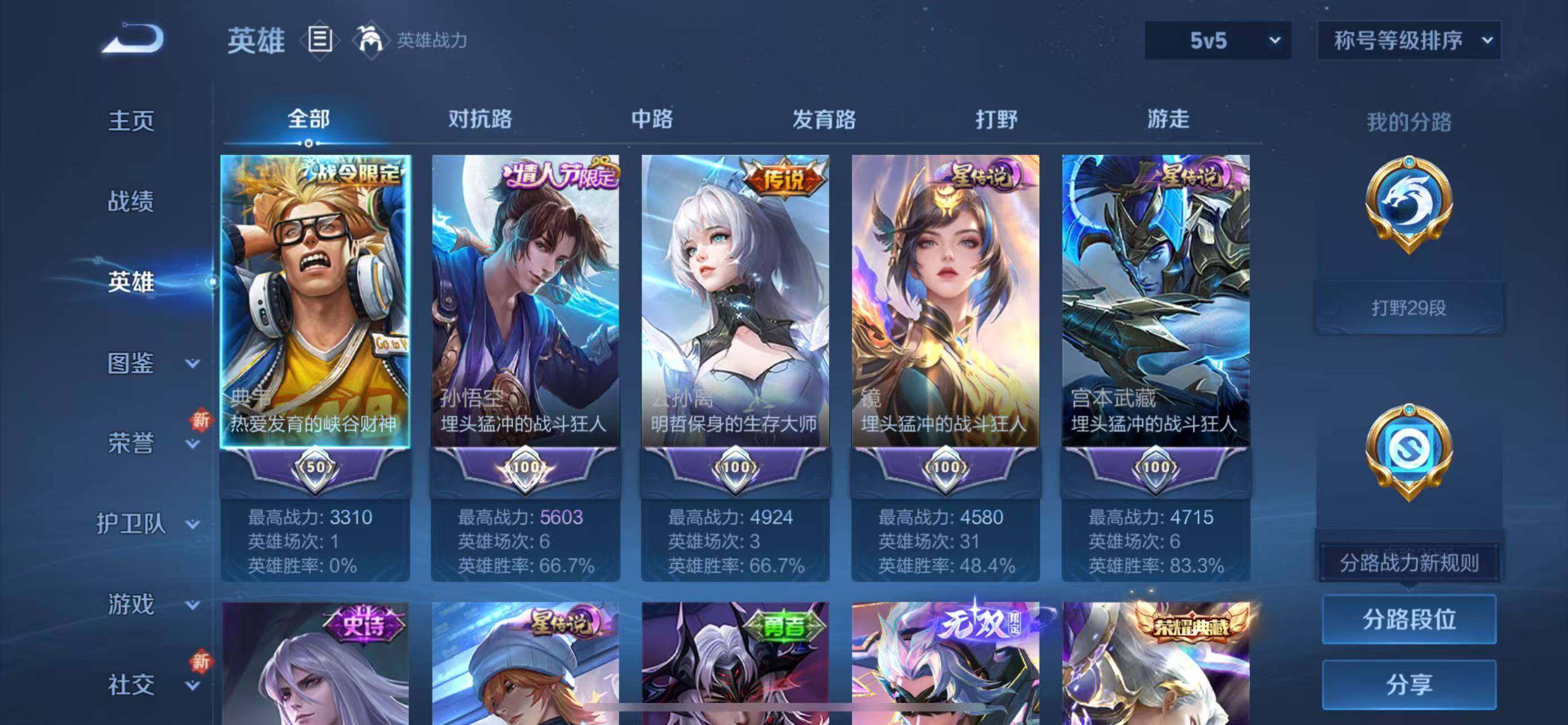 WZCMW3468024王者荣耀账号详情图4