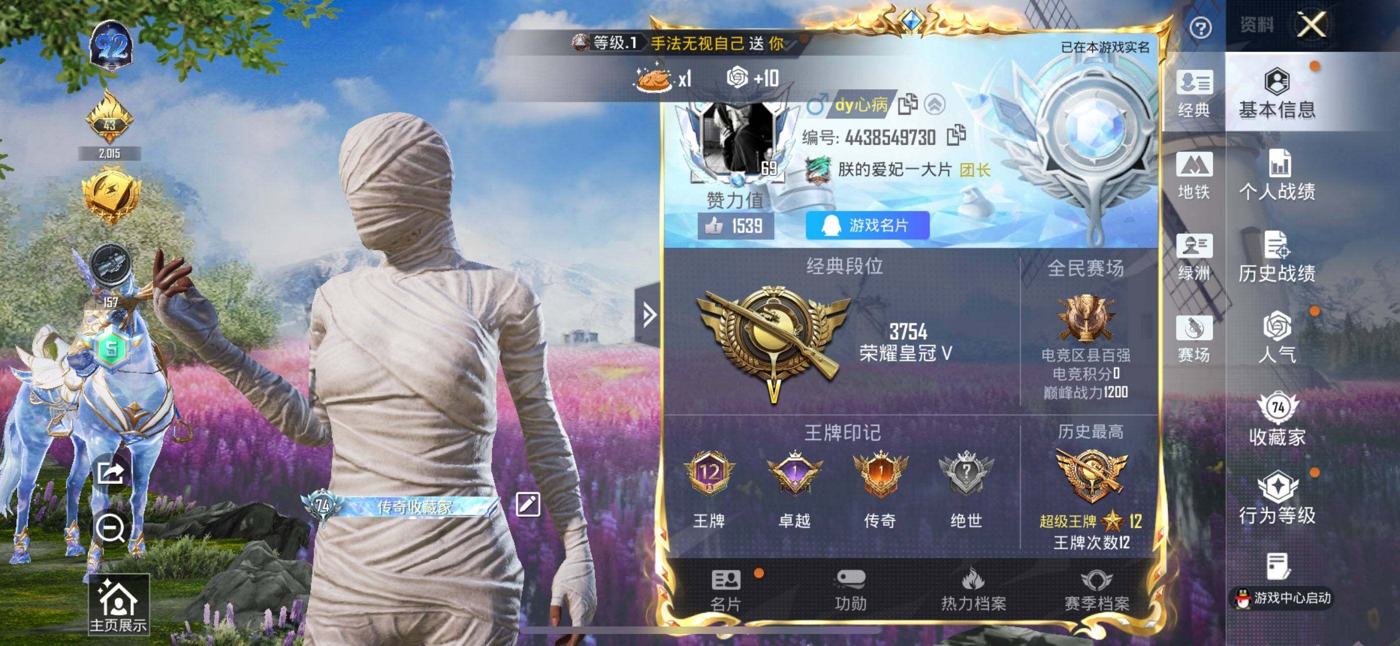 HPCMW4112125和平精英账号详情图2