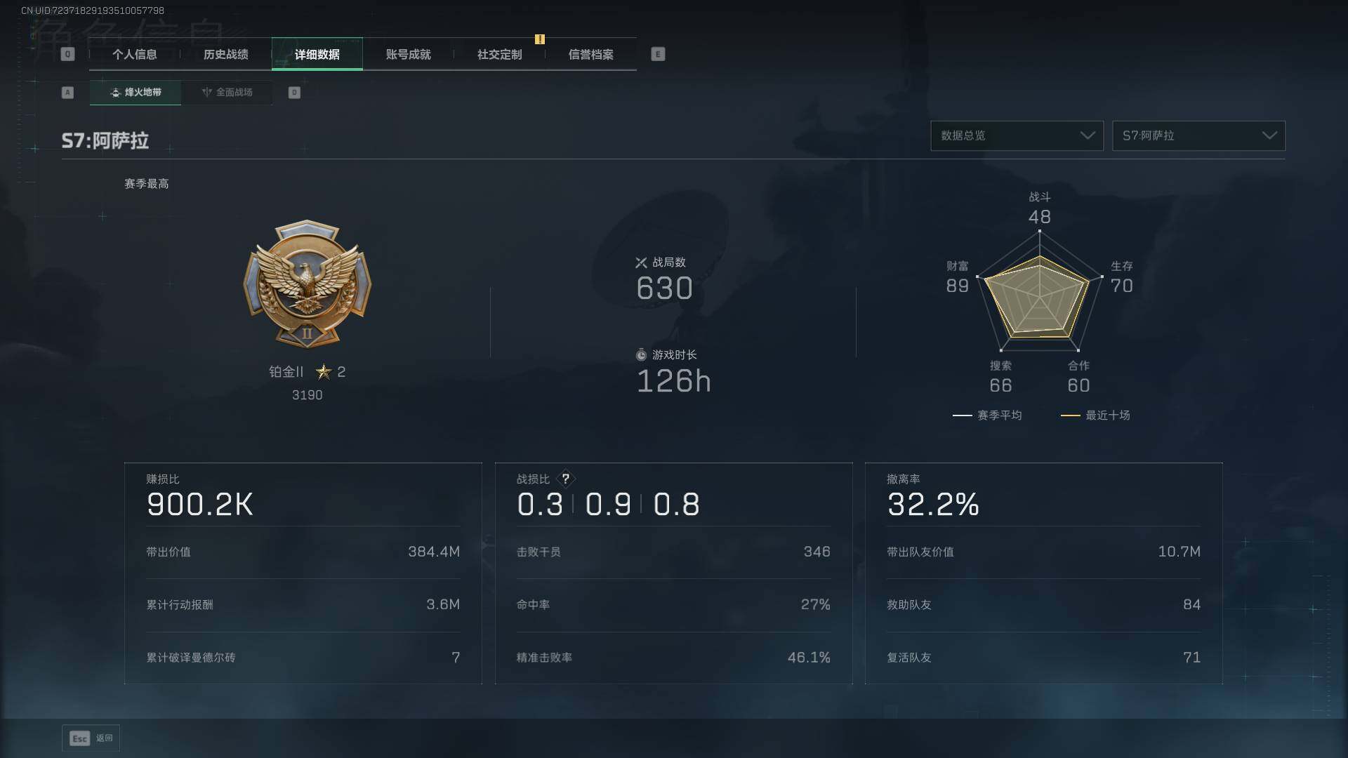 SJZEY3100103三角洲行动账号详情图4