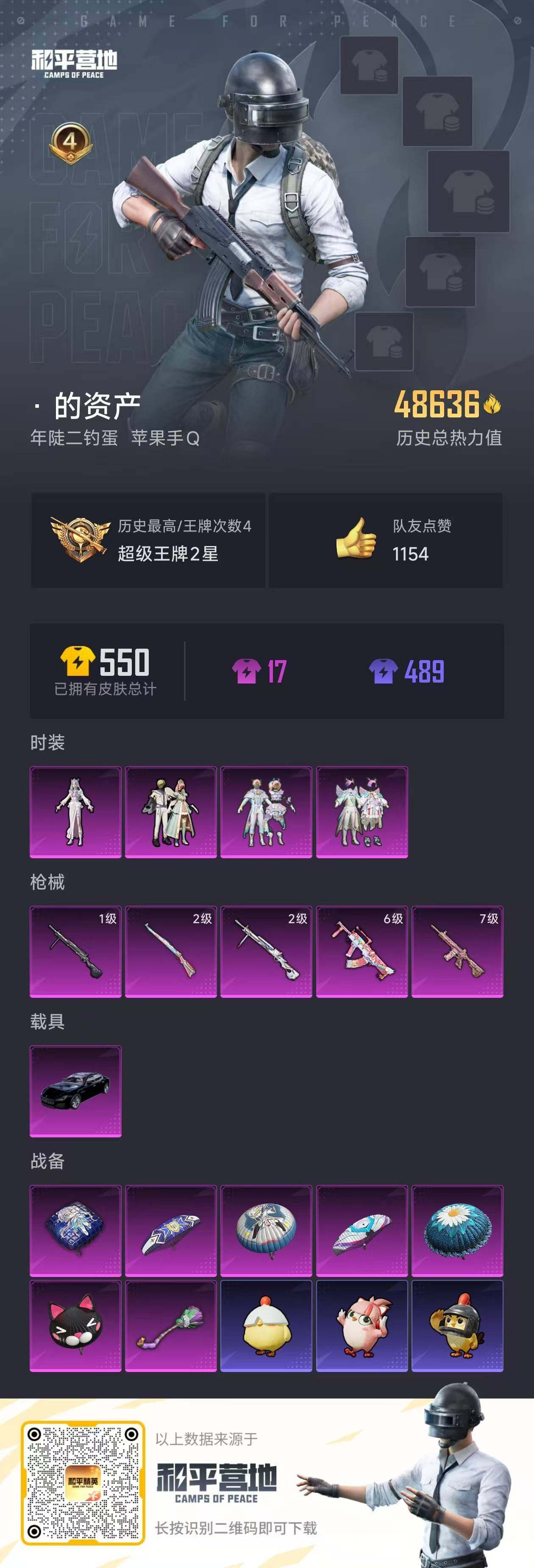 HPCMW3454613和平精英账号详情图6 HPCMW3454613和平精英账号详情图6