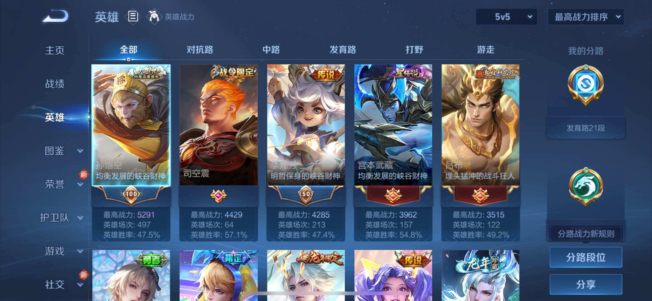 WZCMY3471164王者荣耀账号详情图3