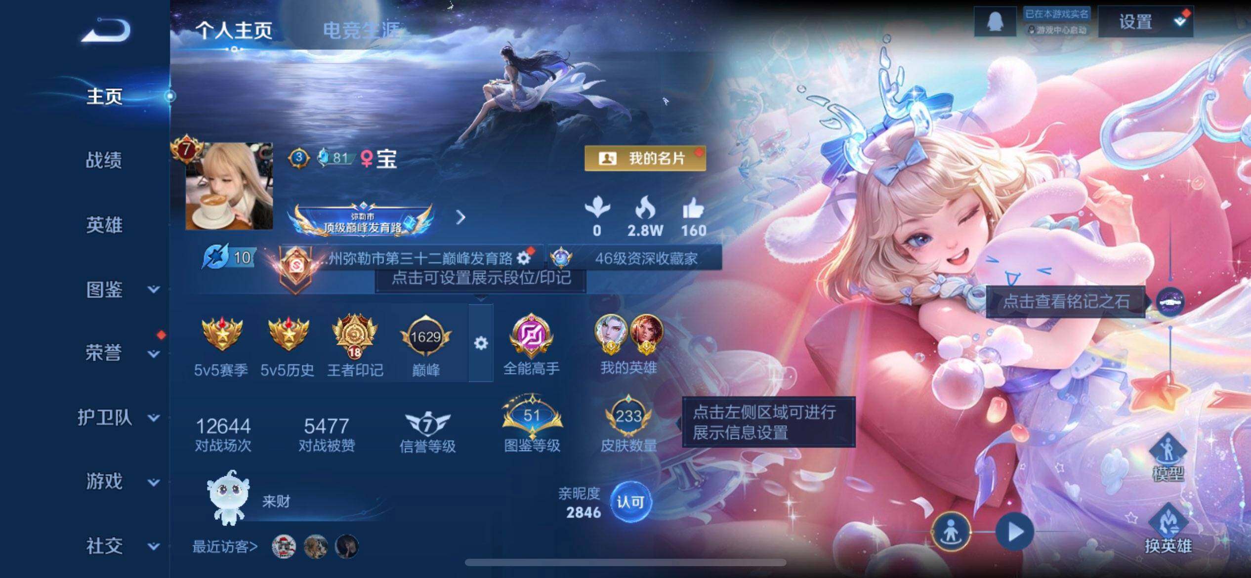 WZQM3471587王者荣耀账号详情图3