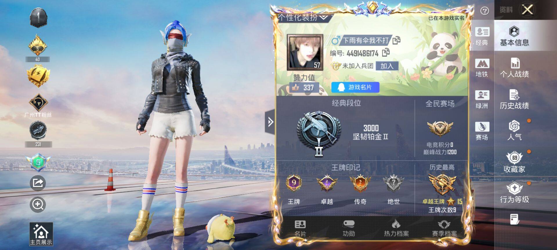 HPQM3448609和平精英账号详情图3