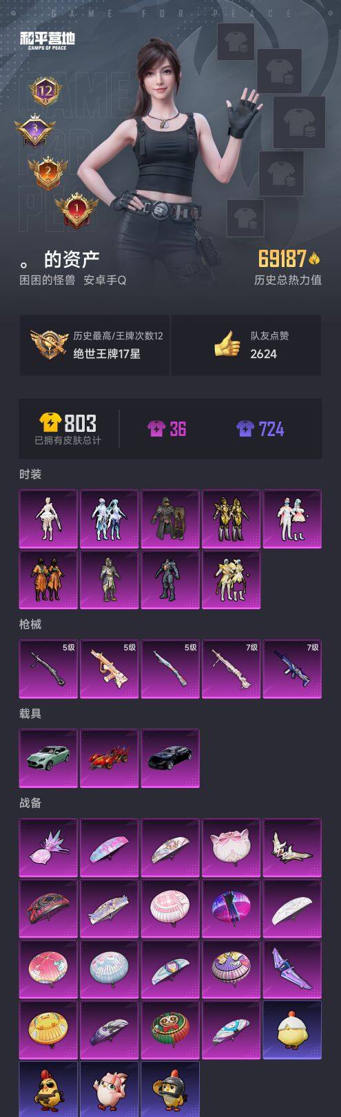 HPCMW3448647和平精英账号详情图7