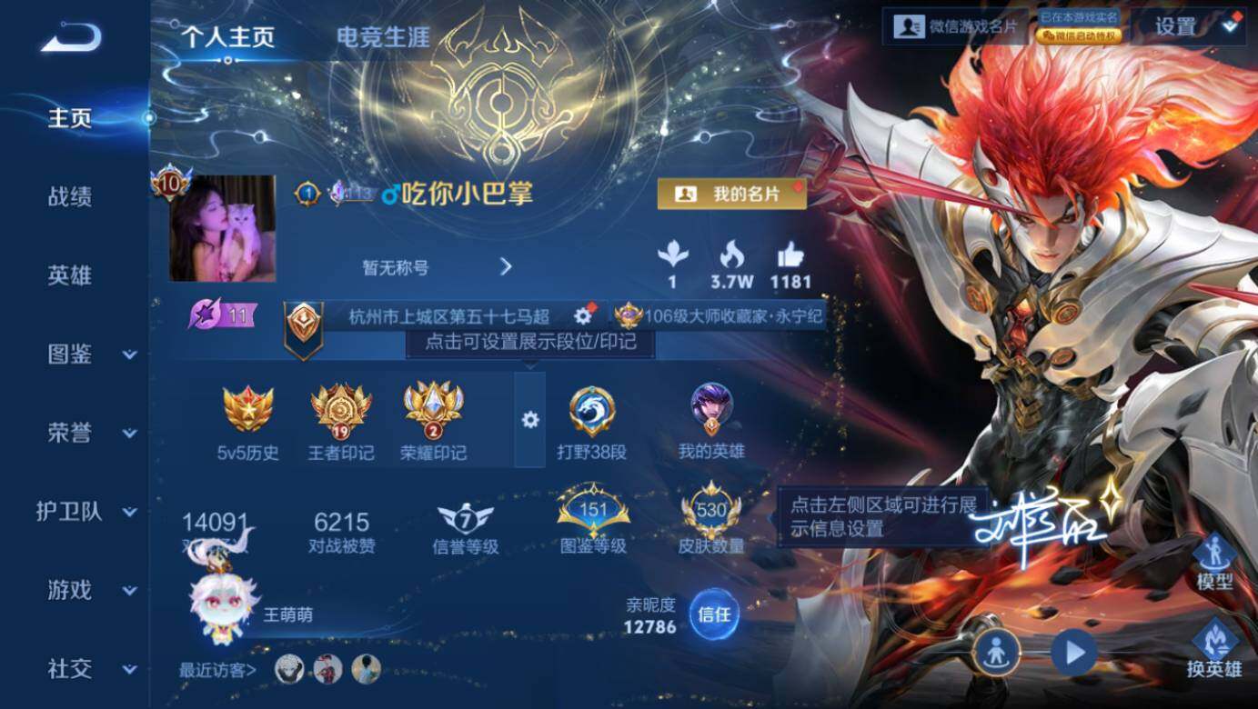 WZCMW3481507王者荣耀账号详情图12 WZCMW3481507王者荣耀账号详情图12