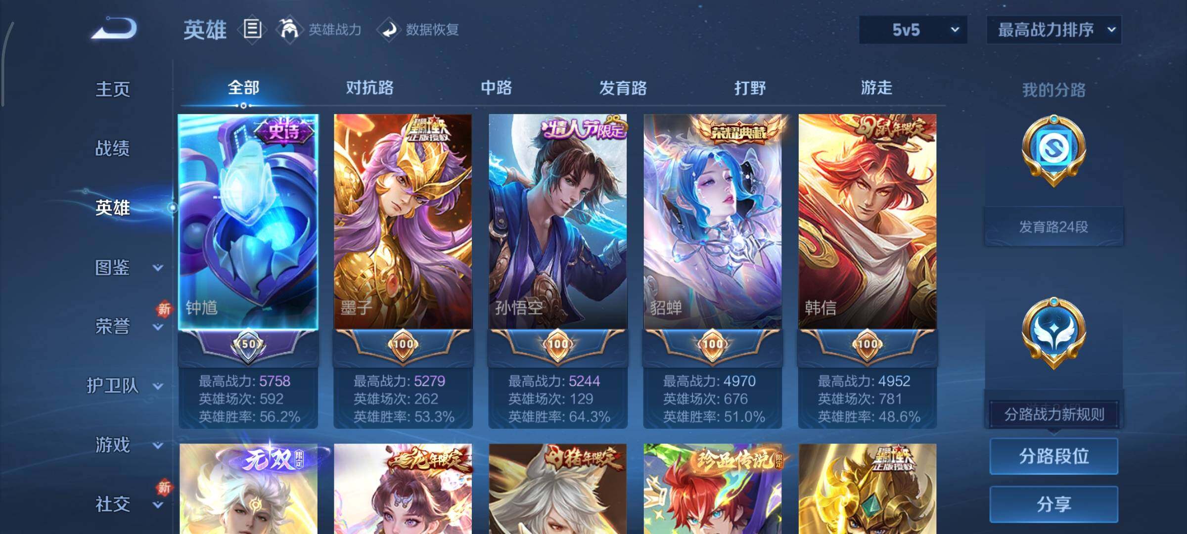 WZCMY3474791王者荣耀账号详情图3