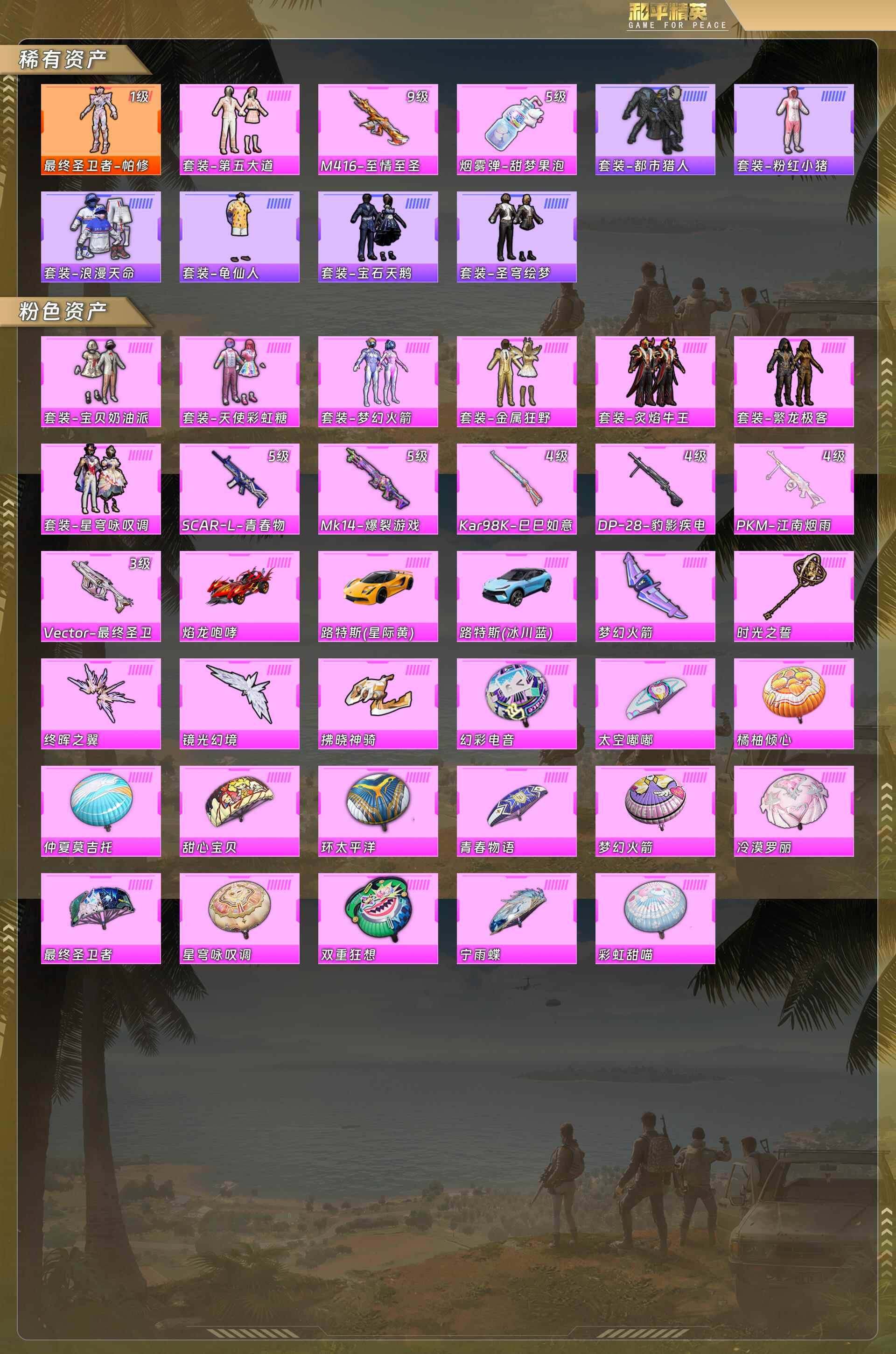 HPCMW4159835和平精英账号详情图4