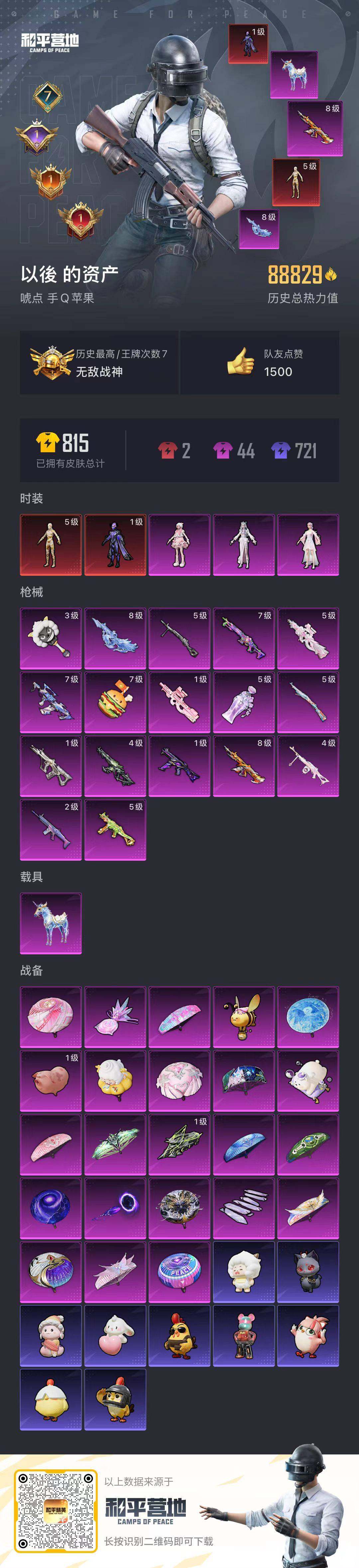 HPCMW3449029和平精英账号详情图26