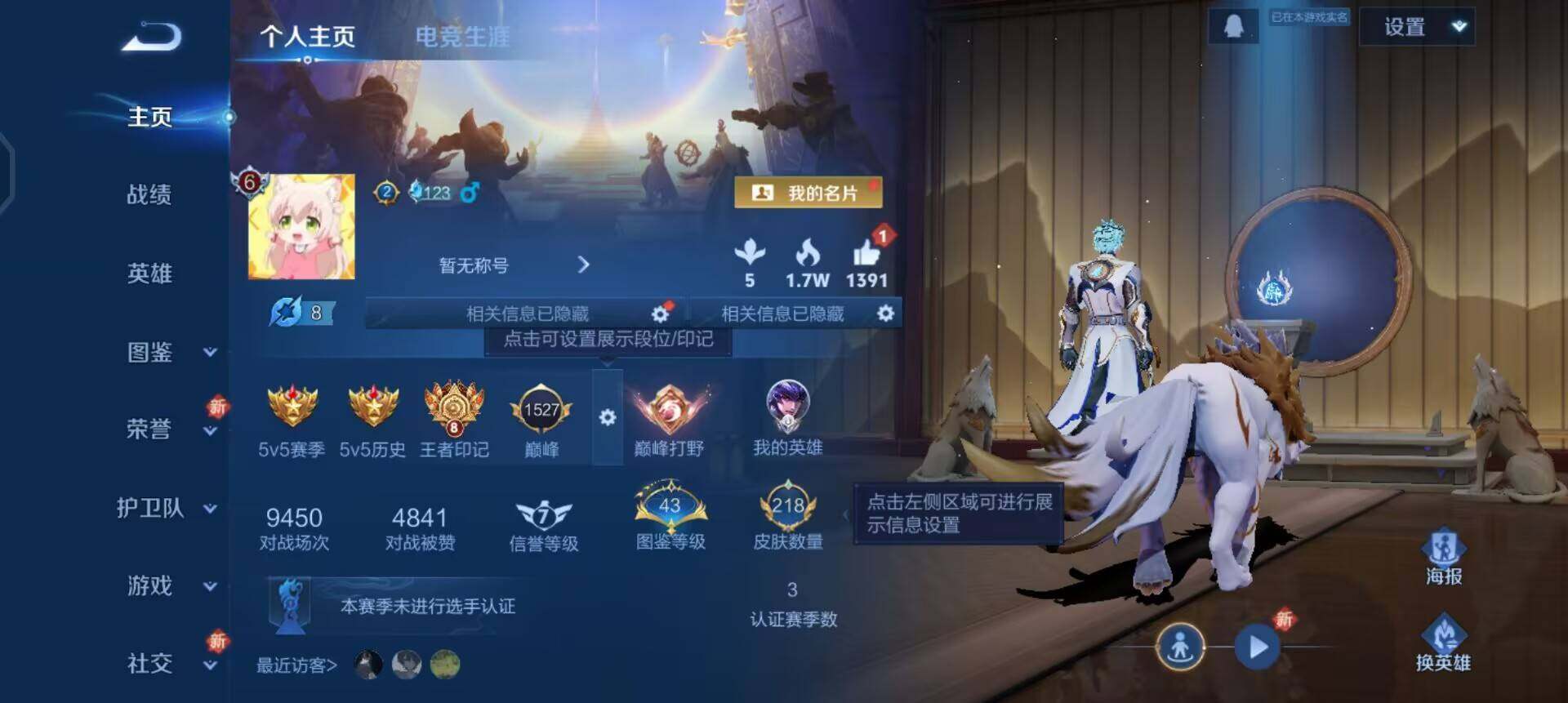 WZQM431496王者荣耀账号详情图3