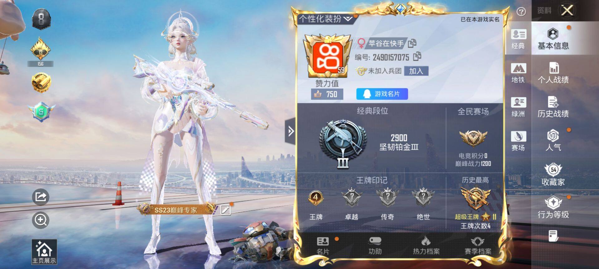 HPCMW3449097和平精英账号详情图2