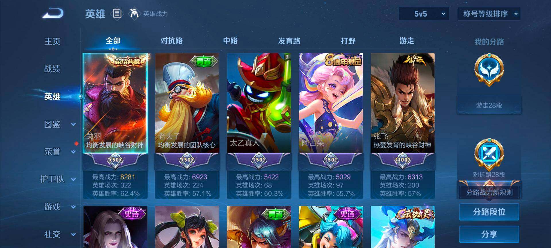 WZQM3468985王者荣耀账号详情图4