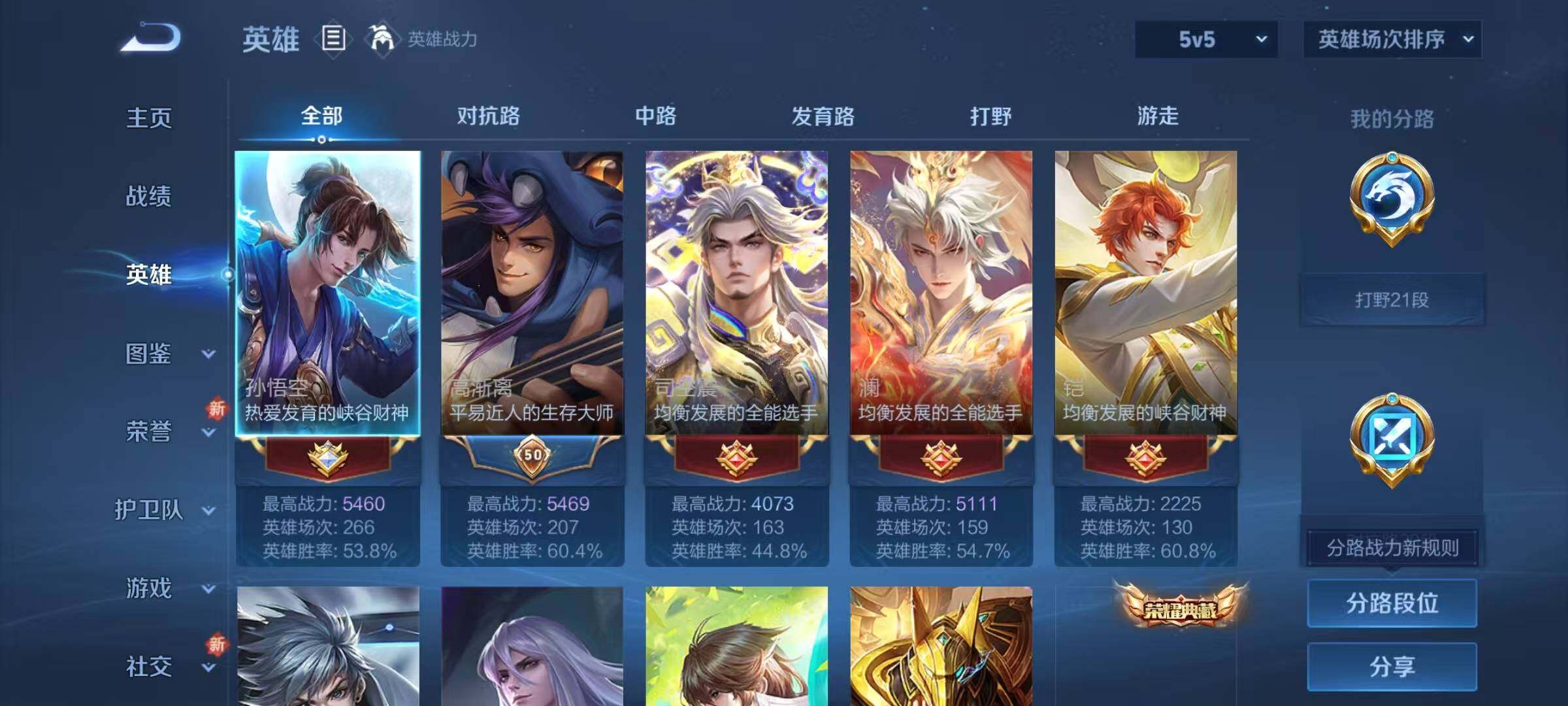 WZJZ3483699王者荣耀账号详情图6